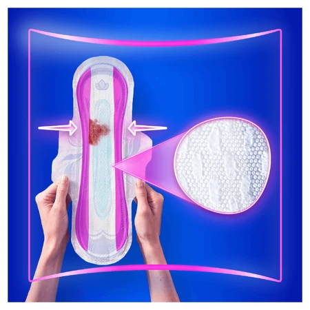 Always Platinum, serviettes hygiéniques avec ailettes, taille 3, Day &amp; Night, 22 pièces