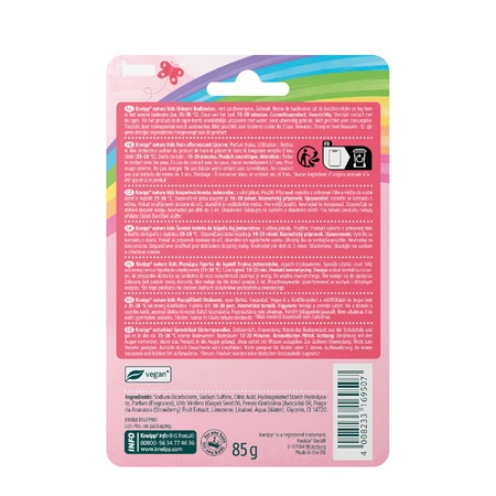 Kneipp Nature Kids Einhornland, sprudelnde Badefigur für Kinder, Erdbeere, 85 g