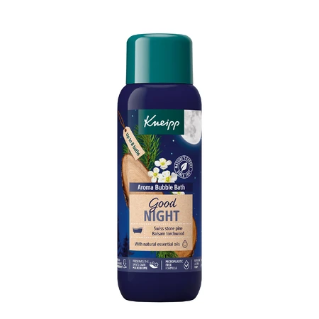 Kneipp Good Night, aromatic bath foam, Swiss pine and amyris, 400 ml