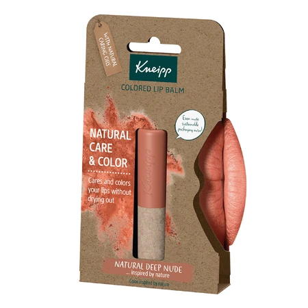 Kneipp Natural Care&amp;Color, kleurende lippenbalsem, natuurlijk diep nude, 3,5 g
