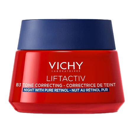 Vichy Liftactiv, crema de noche antipigmentación con retinol puro y niacinamida, 50 ml