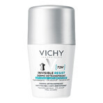 Vichy Invisible Resist, roll-on antiperspirant, against marks on clothes, 50 ml
