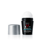 Vichy Homme Invisible Resist, roll-on antiperspirant for men, against marks on clothes, 50 ml