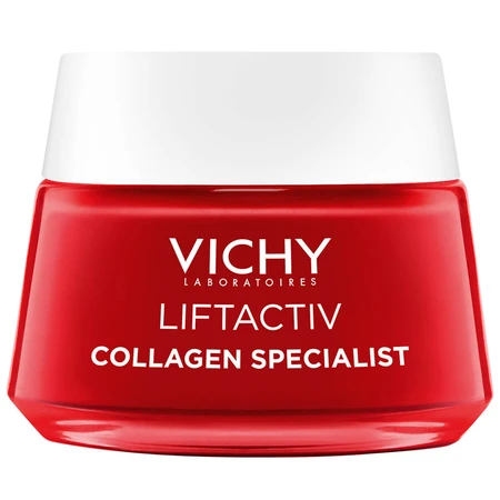 Vichy Liftactiv Collagen Specialist set crema antiarrugas 50 ml + crema de noche 50 ml + neceser de regalo