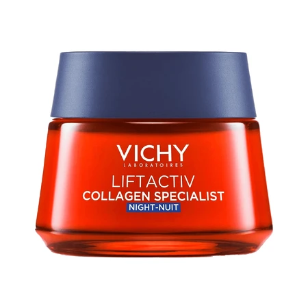 Vichy Liftactiv Collagen Specialist set crema antiarrugas 50 ml + crema de noche 50 ml + neceser de regalo