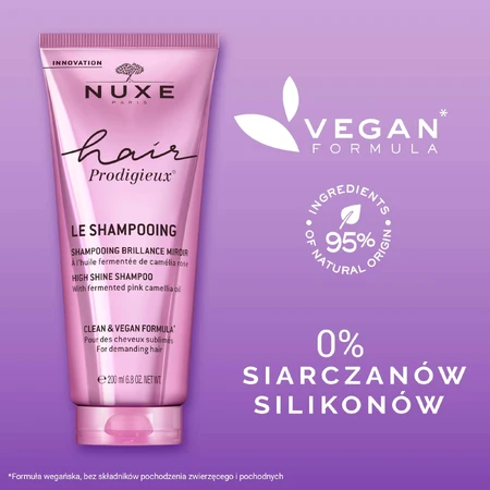 Nuxe Hair Prodigieux, shine shampoo, 200 ml