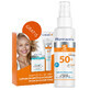 Pharmaceris S Dermopediatric, spray de protection min&#233;rale, d&#232;s le premier jour, SPF 50+, 100 ml + Set, &#233;mulsion solaire, SPF 50+, 10 ml + cr&#232;me, &#233;chantillon gratuit