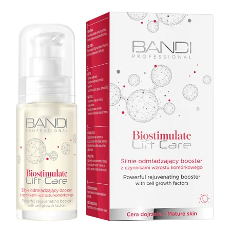 Bandi Biostimulate Lift Care, kraftvoller Verjüngungsbooster für das Gesicht mit Zellwachstumsfaktoren, 30 ml