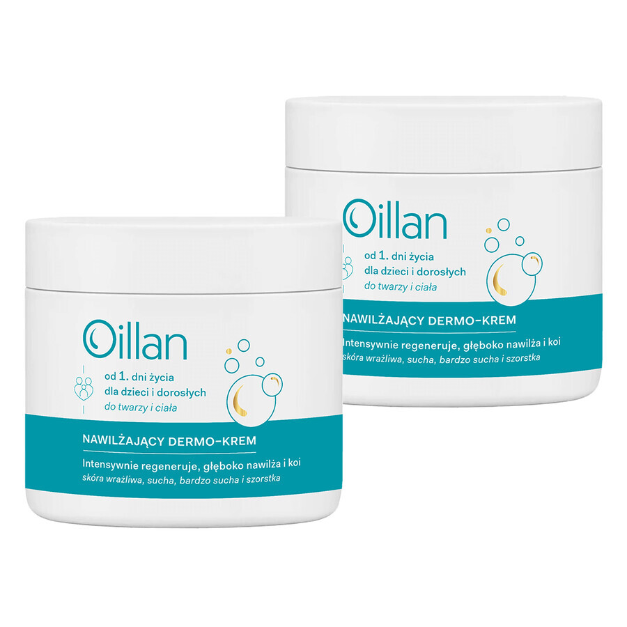 Winkel op Oillan, hydraterende dermocrème, vanaf dag 1 van het leven, 2 x 500 ml Oillan, hydraterende dermocrème, vanaf dag 1 van het leven, 2 x 500 ml