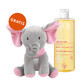 SVR Topialyse Huile, cleansing micellar oil for the whole family, sensitive, dry and atopic skin, biodegradable, 400 ml + free plush mascot