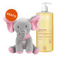 SVR Topialyse Huile, cleansing micellar oil for the whole family, sensitive, dry and atopic skin, biodegradable, 1000 ml + free plush mascot