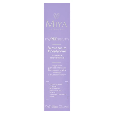 Miya myPREserum, tripeptide serum gel, 30 ml