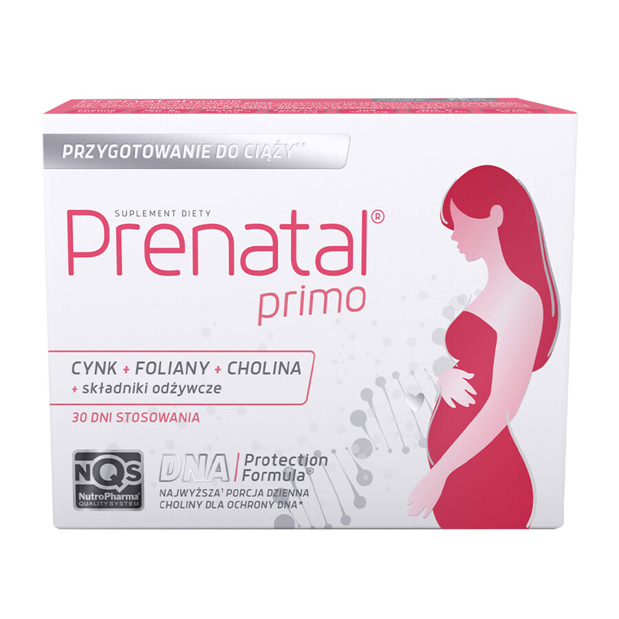 Set Prenatal Primo, 30 cápsulas + Nucleox Primo, 30 cápsulas