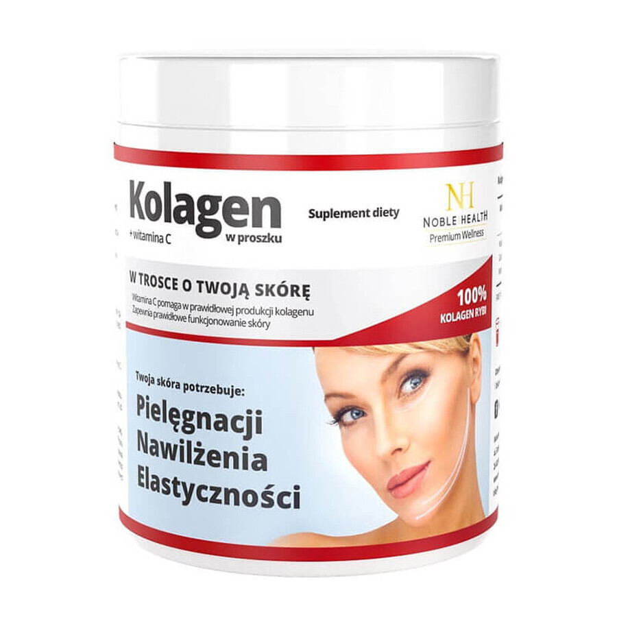 Noble Health Collagen + Vitamin C set, 100 g + Class A CollaVegan, 60 capsules