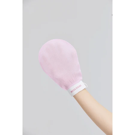 Sister Young, gant de gommage pour le corps, Nova Pink, 1 pièce