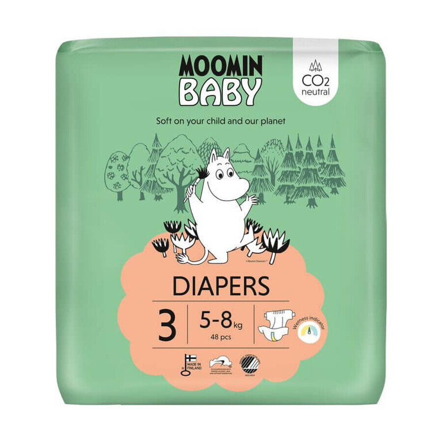 Winkel op Moomin Baby, luiers, maat 3, 5-8 kg, 48 stuks Moomin Baby, luiers, maat 3, 5-8 kg, 48 stuks