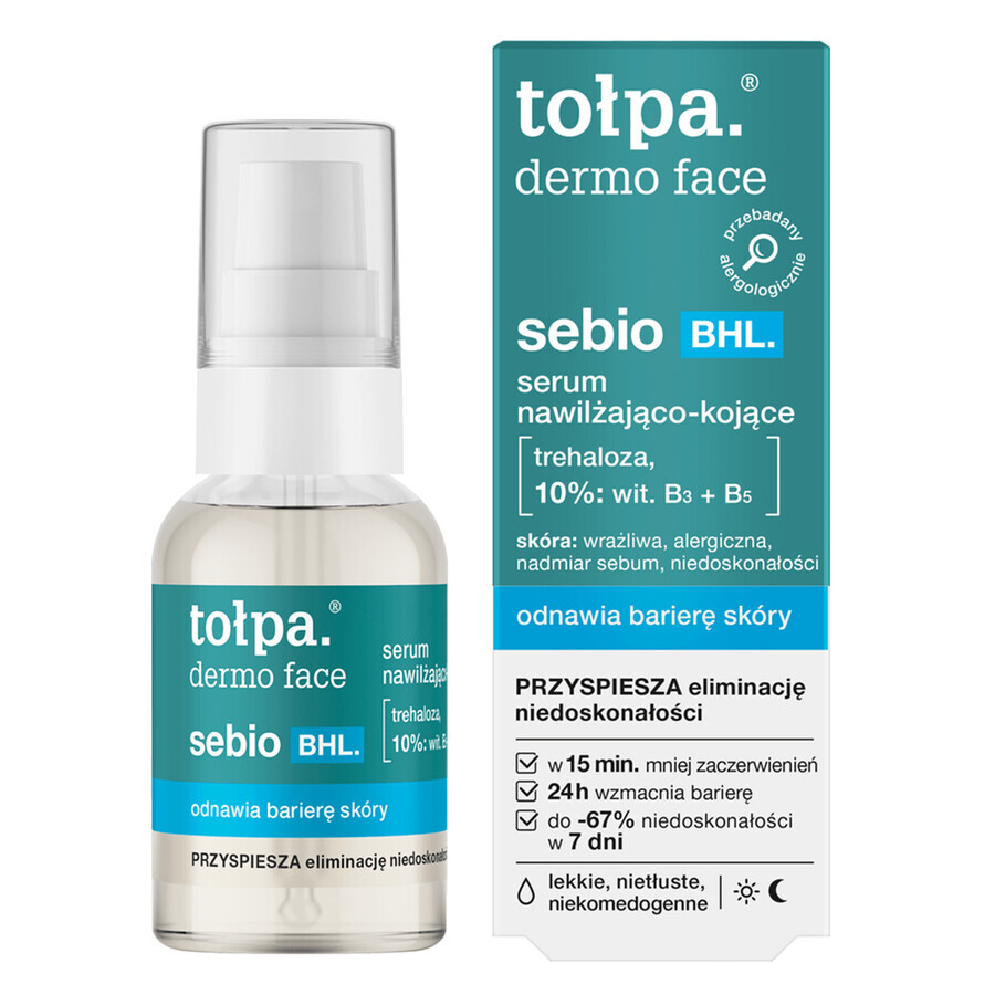 Cumpără Tolpa Dermo Face Sebio BHL, ser hidratant și calmant, 30 ml Tolpa Dermo Face Sebio BHL, ser hidratant și calmant, 30 ml