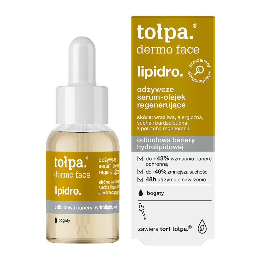 Boutique Tolpa Dermo Face Lipidro, huile-sérum nourrissante, 30 ml Tolpa Dermo Face Lipidro, huile-sérum nourrissante, 30 ml