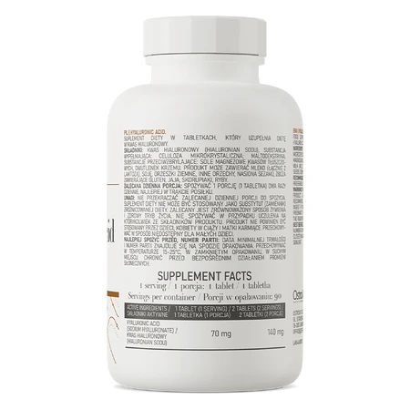 OstroVit Hyaluronzuur, hyaluronzuur, 90 tabletten
