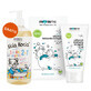 Momme, nourishing bath cream from 1 day of life, 150 ml + Kitten, gentle 2-in-1 wash gel from 1 day of life, 200 ml free
