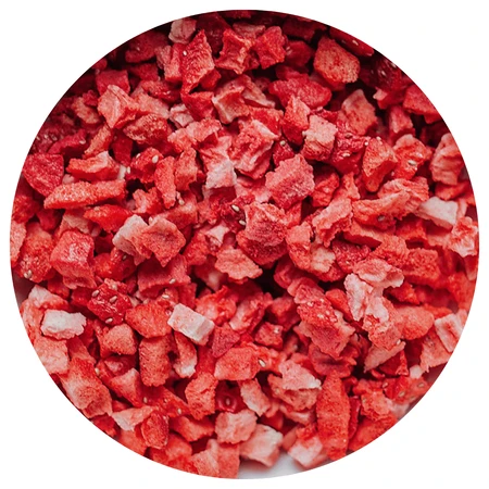Helpa Bio sémola liofilizada, cubitos de fresa, 20 g