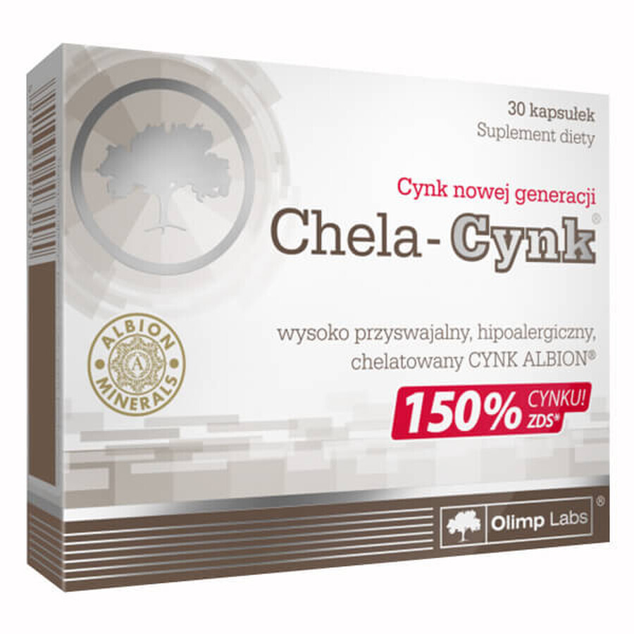 Winkel op Olimp Chela-Cynk, zink 15 mg, 30 capsules Olimp Chela-Cynk, zink 15 mg, 30 capsules