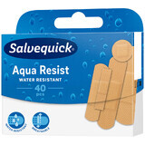 Salvequick Aqua Resist, waterproof plasters, 40 pieces