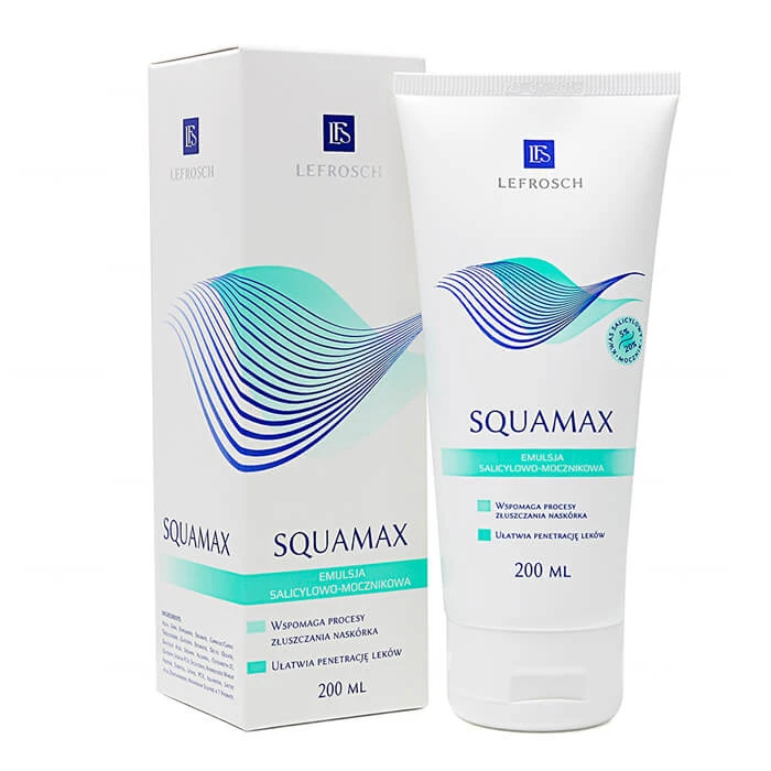 Lefrosch Squamax, salicylic-urea emulsion, 200 ml