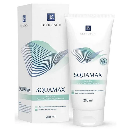 Lefrosch Squamax, salicylic-urea emulsion, 200 ml