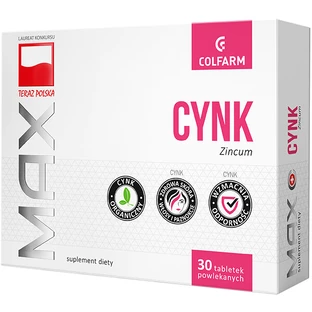 Zink 10 mg, 30 filmomhulde tabletten