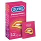 Durex Pleasuremax, ribbed ribbed condoms, 12 pieces