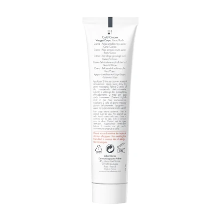 Avène Cold Cream, crème visage et corps, peaux sensibles et très sèches, 40 ml
