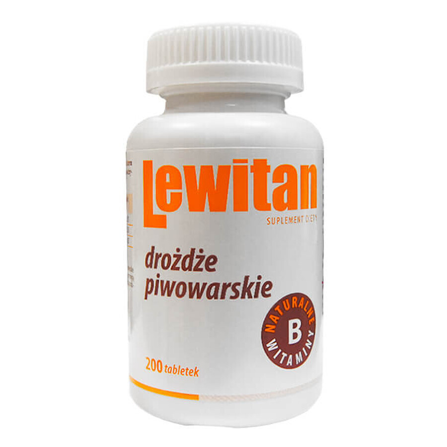 Levitan Brewer's yeast, 200 tablets