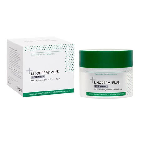 Linoderm Plus, cosmetische zalf vanaf de eerste levensdag met allantoïne, 50 ml