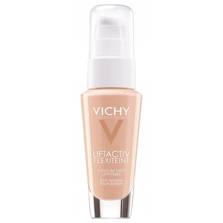 Vichy Liftactiv Flexiteint, fondo de maquillaje alisador de arrugas, FPS 20, nº 45, dorado, 30 ml