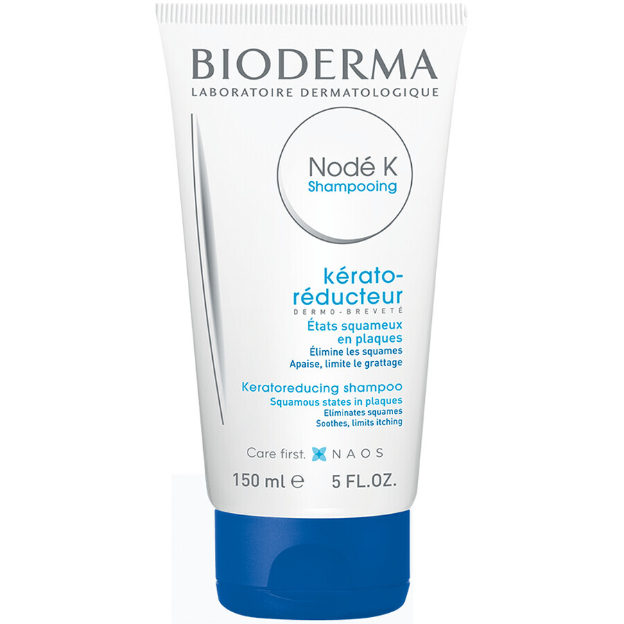 Bioderma Node K Shampoonig, shampoo antiforfora ad azione esfoliante, antinfiammatoria e antipruriginosa, 150 ml