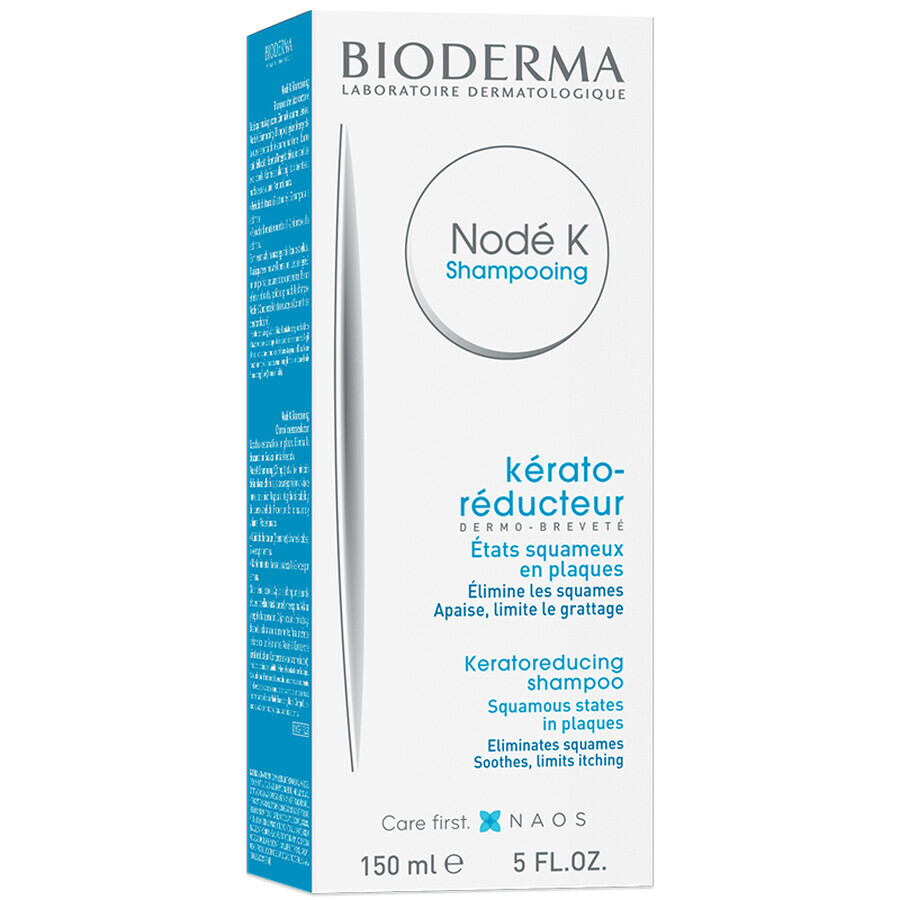 Bioderma Node K Shampoonig, shampooing antipelliculaire avec action exfoliante, anti-inflammatoire et anti-démangeaison, 150 ml Bioderma Node K Shampoonig, shampooing antipelliculaire avec action exfoliante, anti-inflammatoire et anti-démangeaison, 150 ml