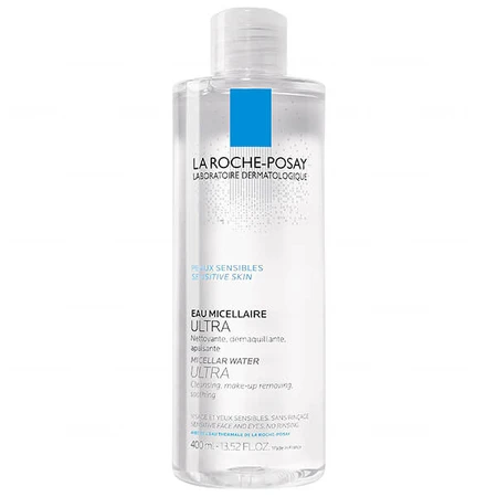 La Roche-Posay Ultra, Lotion micellaire, peau sensible du visage et des yeux, 400 ml