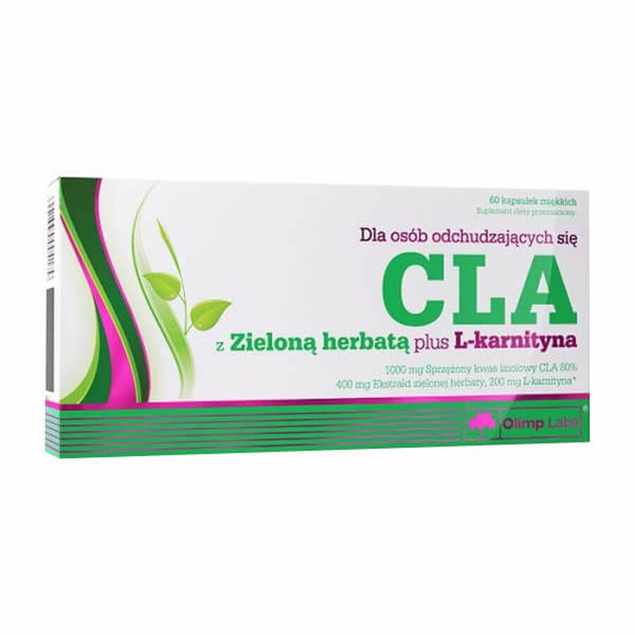 Buy Olimp CLA with green tea plus L-carnitine, 60 soft capsules Olimp CLA with green tea plus L-carnitine, 60 soft capsules