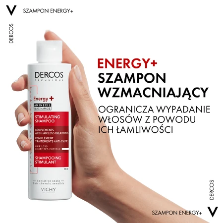 Vichy Dercos Energiegevende, Versterkende Shampoo voor Haar, 200 ml