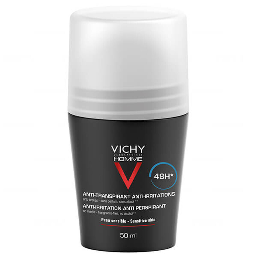 Shop Vichy Homme, Roll-on 48h Antitranspirant für Männer, 50 ml Vichy Homme, Roll-on 48h Antitranspirant für Männer, 50 ml