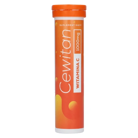 Cewitan Vitamin C 1000 mg, lemon flavor, 15 effervescent tablets