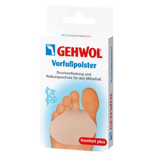 Gehwol Vorfusspolster, almohadilla de presión para el antepié, 1 pieza