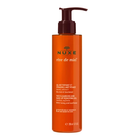 Nuxe Reve de Miel, gezichtsreiniger en make-up remover gel, 200 ml