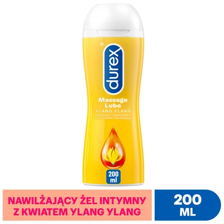 Durex, 2in1 sensual stimulating intimate and massage gel, ylang ylang, 200 ml