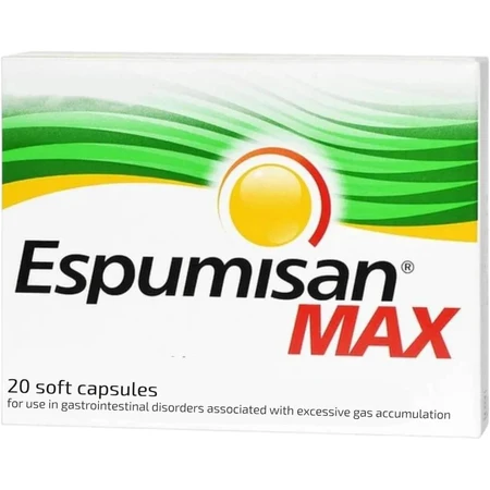 Espumisan Max, 20 soft capsules