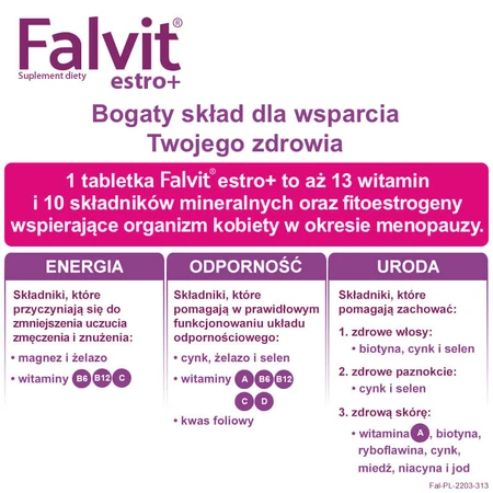 Falvit Estro+, 60 tabletten