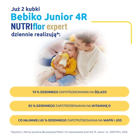 Bebiko 4R Junior, préparation nutritive à base de lait, après 2 ans, 350 g