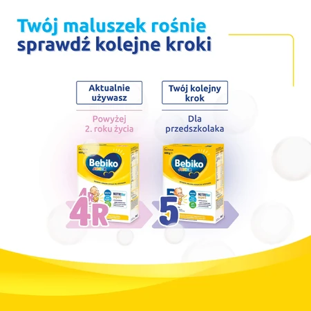 Bebiko 4R Junior, préparation nutritive à base de lait, après 2 ans, 350 g