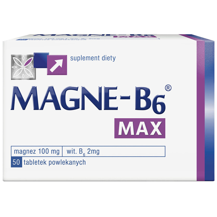 Magne-B6 Max, 50 compresse rivestite con film
